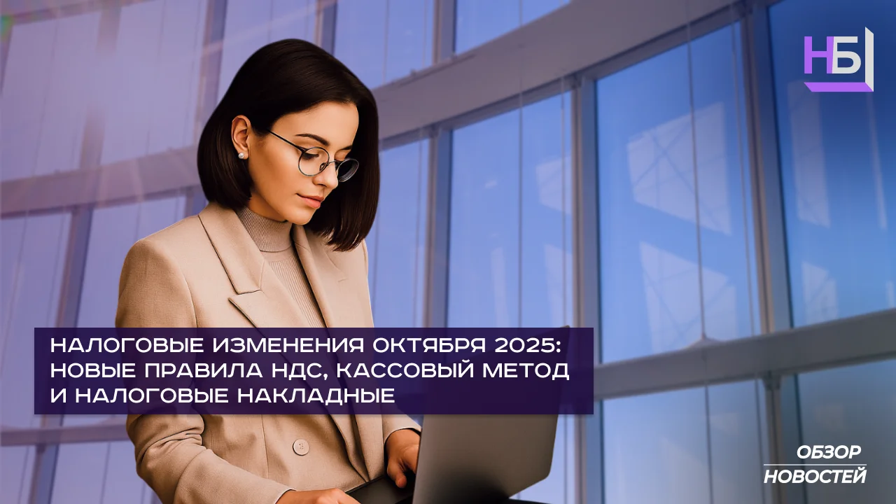 Налоговые изменения октября 2025 года: новые правила НДС, кассовый метод и налоговые накладные