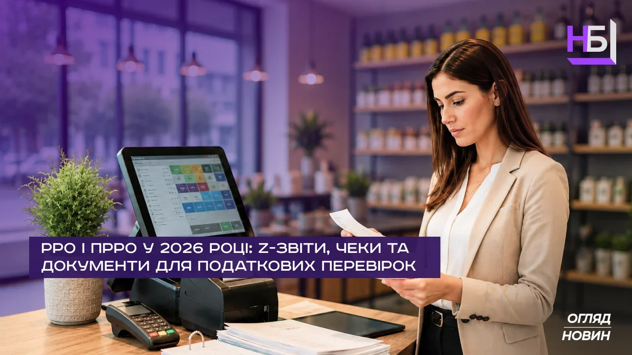 РРО і ПРРО у 2026 році Z звіти, чеки та документи