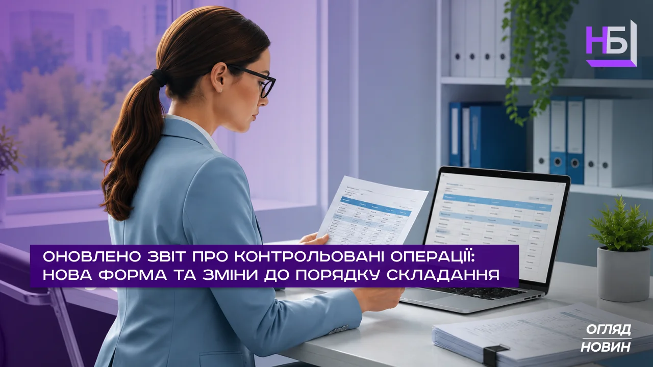 Оновлено Звіт про контрольовані операції